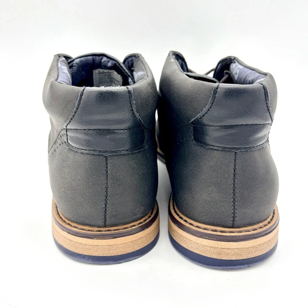 Madden for Buckle Black Perforated Desert‎ Chukka Ankle Boots Mens 10 Vegan